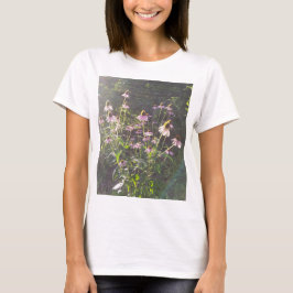 Camiseta Flores de Echinacea ao Sol