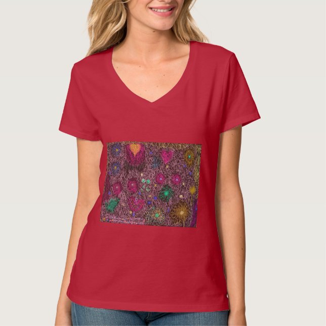 Camiseta Flores de esperança (Frente)