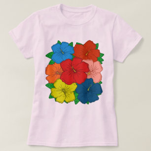 Camiseta Flores de Hibisco #7