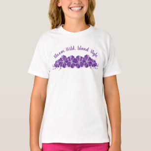 Camiseta Flores de Hibiscus Havaianos