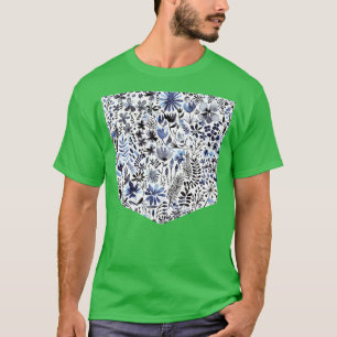 Camiseta Flores de Ink de Pocket