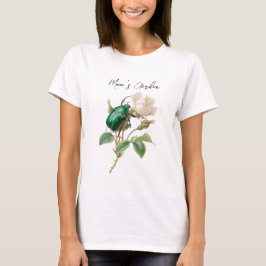 Camiseta Flores de Jardim da Mãe de vintage botânica