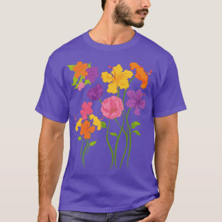 Camiseta Flores De Jardim Floral Plantas Jardineiras Botâni