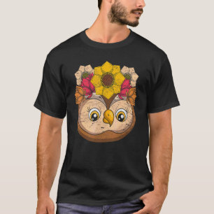 Camiseta Flores de Jardim Pássaro Sábio Floresta Animal Co
