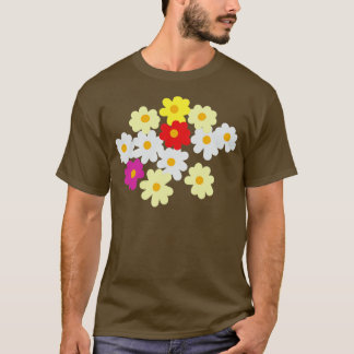 Camiseta Flores de Margarida Floral para Dia de as mães