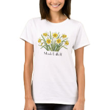 Camiseta Flores de Narciso de Março