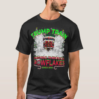 Camiseta Flores de neve neste Natal Don Train 2024