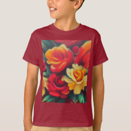 Camiseta Flores de outono