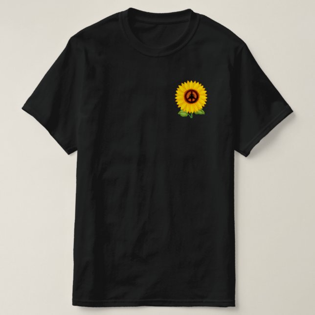 CAMISETA FLORES DE PAZ (Frente do Design)