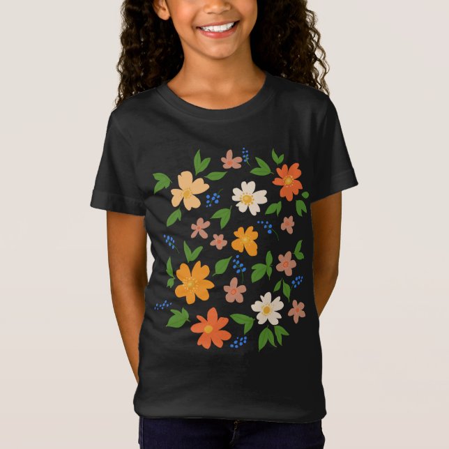Camiseta Flores de primavera (Frente)