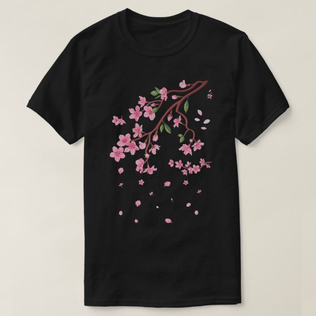 Camiseta Flores de primavera Sakura Cherry Blossom (Frente do Design)