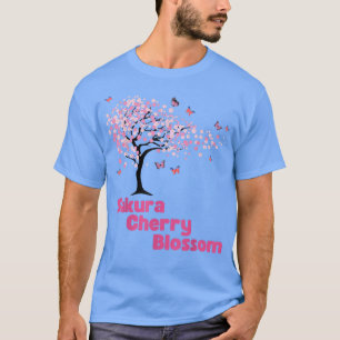 Camiseta Flores de primavera Sakura Cherry Blossoms Tree Fe