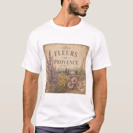 camiseta flores de provence