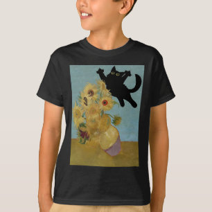 Camiseta Flores de Van Gogh Girassóis