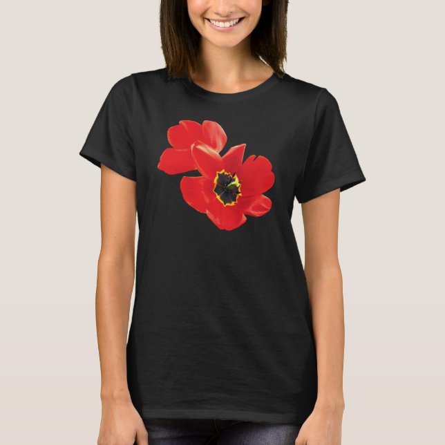 Camiseta Flores De Vovó Para Mamãe, Família E Amigos (Frente)