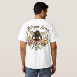 Camiseta Flores Desabrocham a Vida
