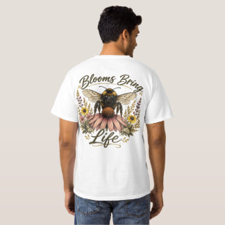Camiseta Flores Desabrocham a Vida