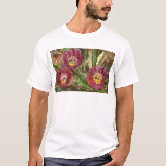 Camiseta Flores do Deserto de Arizona Rosa