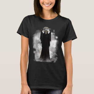 Camiseta Flores do dia das mães fantasmagóricas de coração