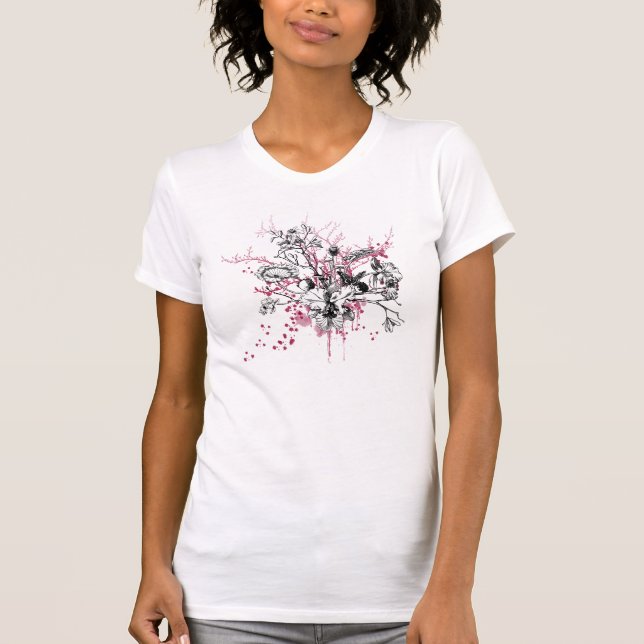 Camiseta Flores do Grunge (Frente)
