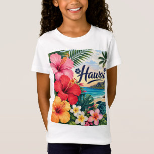 Camiseta Flores do Havaí
