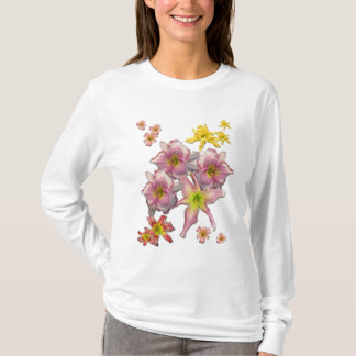 Camiseta Flores do hemerocallis