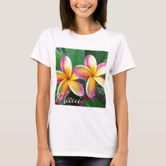 Camiseta Flores do Plumeria de Maui Havaí