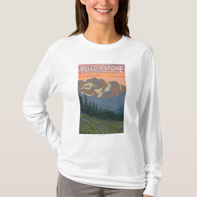 Camiseta Flores do primavera - parque nacional de (Frente)