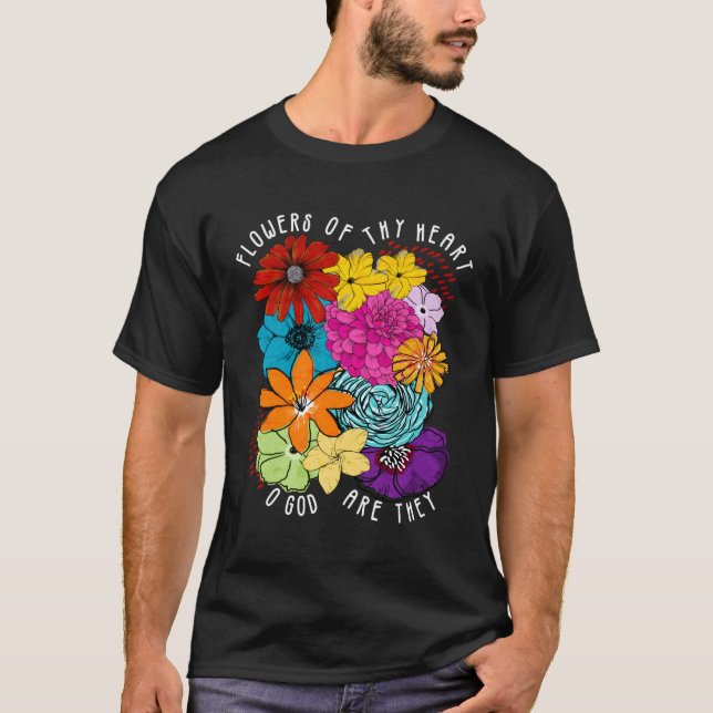 Camiseta Flores Do Teatro Musical Com Ortografia (Frente)