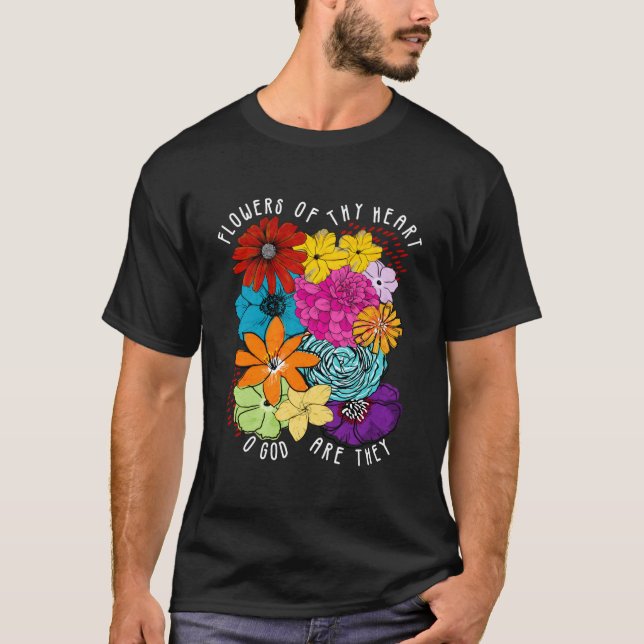 Camiseta Flores Do Teatro Musical Com Ortografia (Frente)