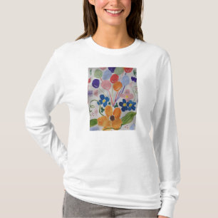 Camiseta Flores e Balões