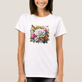 CAMISETA FLORES E BORRACHAS