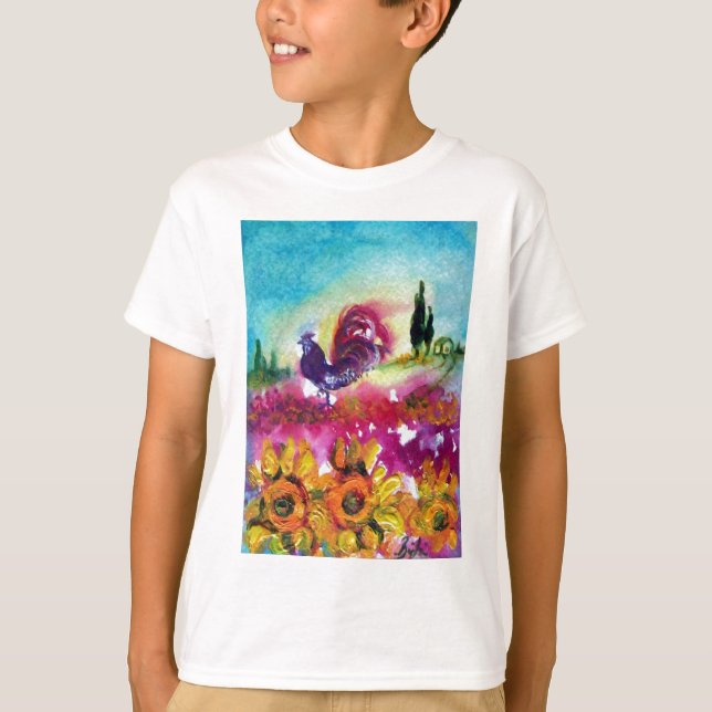 CAMISETA FLORES E ROSTAS NEGROS (Frente)