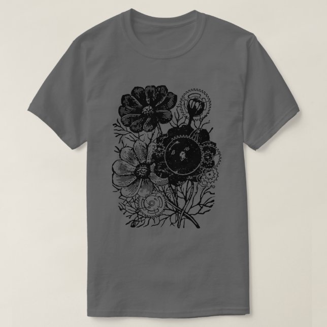 Camiseta Flores E Ursos (Frente do Design)