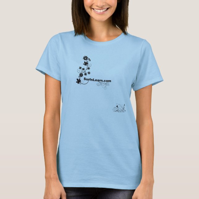 Camiseta Flores e videiras - SurfnLearn.com (Frente)