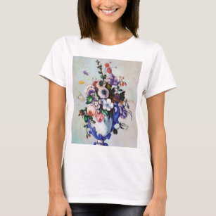 Camiseta Flores em um Vaso Rococo, Paul Cezanne