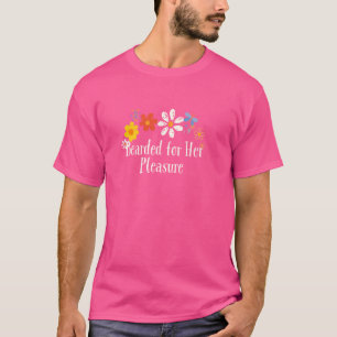 Camiseta Flores Engraçadas Gráficas Comportadas por Seu Pra