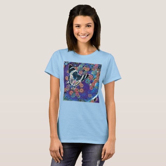 Camiseta Flores Estelares (Frente Completa)