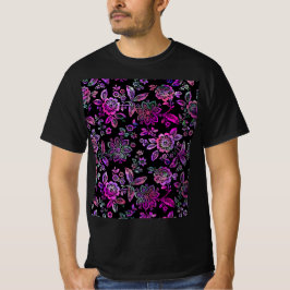 Camiseta Flores Estilizadas