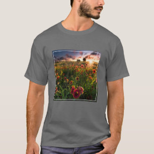 Camiseta Flores Flor selvagem no interior da Índia