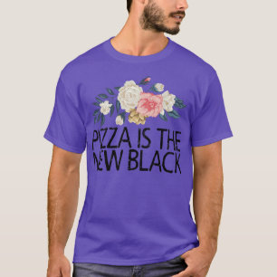 Camiseta Flores Florais A Pizza Engraçada Sarcástica É A No