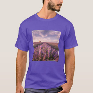 Camiseta Flores   França Lavanda do Sul
