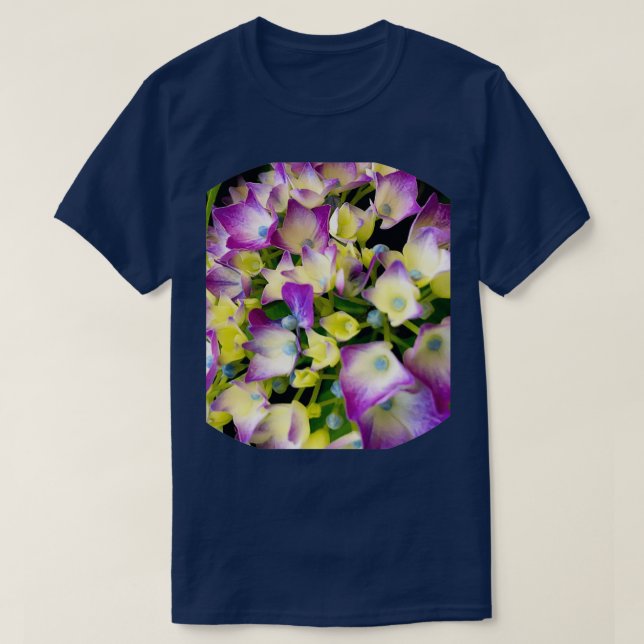Camiseta Flores Francesas (Frente do Design)