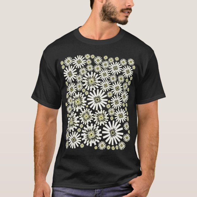 Camiseta Flores geométricas (Frente)