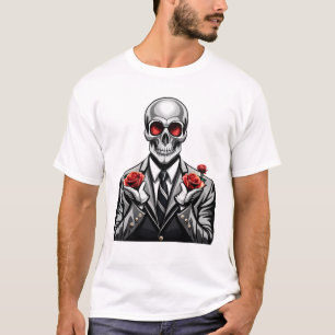 Camiseta Flores germinantes de esqueleto