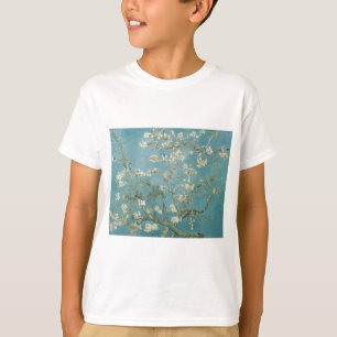 Camiseta Flores Gogh Branches Almond Blossomo Natureza