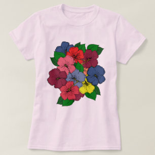 Camiseta Flores Hibiscus #8