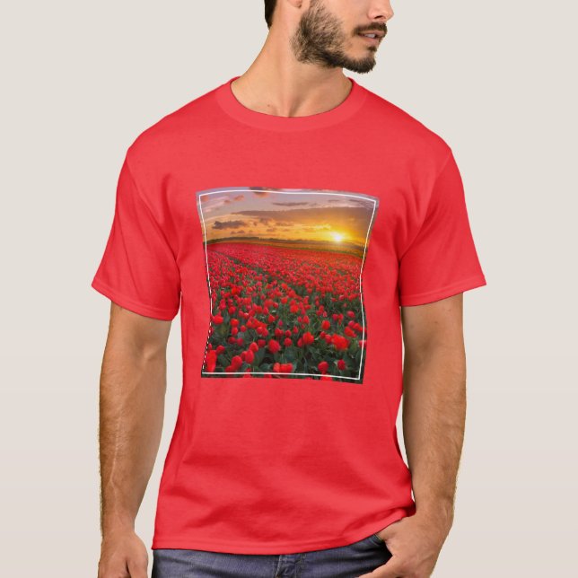 Camiseta Flores | Jardim Botânico Holanda (Frente)