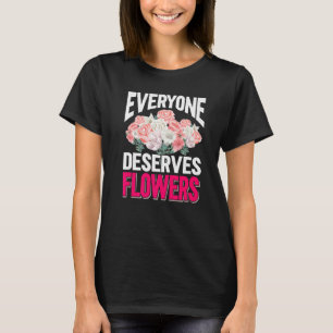 Camiseta Flores Jardineiras Flores Flor Florista