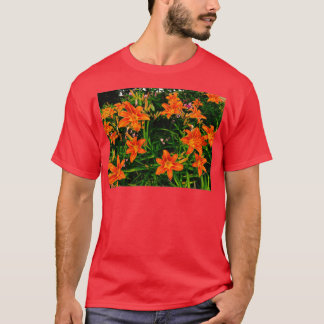 Camiseta Flores Laranja nos trazem poder